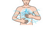 © King - Calm person practicing deep breathing and meditation to promote lung health and relaxation, embracing wellness