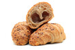 © picture10 - croissant fresco ripieno al granfarro ,fresh spelt filled croissant