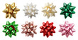 © Rawpixel.com - PNG Colorful festive gift bows, element set on transparent background