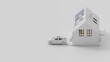 © JP_3D - Modern Eco Home with Solar Panels and Electric Car Charging - 3d Render