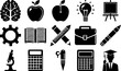 © CreativeCrush - Vector art of collection of icons related to education and learning
