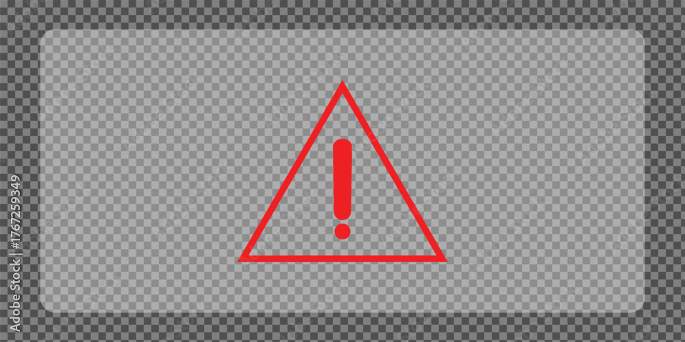 System warning alert graphic for virtual network interface | warning ...