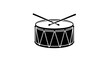 © Manghra - A snare drum with drumsticks is ready to be played.