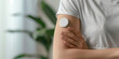© Ekaterina Pokrovsky - glucose monitoring sensor on arm for diabetes control