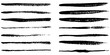 © suprikacenhk - Beautiful Brushes vector collection. Grunge Elements - Brush strokes, ink paint brushes, grunge lines. Rectangle text box for social media and network. vector.