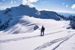 © SimonMichael - Ski mountaineering on the Sustenhorn in the Bernese Oberland. A fantastically beautiful ski tour in the Swiss mountains. High quality photo
