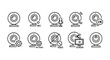 © rohan - Set of web camera icons diverse functions digital communication and technology icons vector