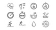 © rohan - Health and fitness icons set for wellness and activity tracking applications user interface design vector