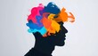 © Jack - Creative Human Mind Concept with Colorful Paint Splash Silhouette