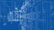 © cherezoff - Industrial Blueprint of Complex Machinery. Vector