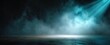 © boy - Ethereal beam of turquoise light pierces smoky darkness, illuminating floor