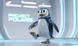 © irawan710 - Futuristic robotic penguin in a modern setting