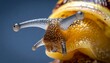© taniaa - Macro shot of a snail showcasing its unique features, including eyes and texture