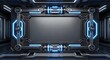 © anomalicreatype - Sci-fi Frame with Blue Lighting