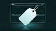 © Ch - A stylized new tag icon displayed in front of a neon web browser interface on a dark tiled floor