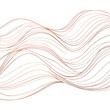 © Mitchel - Elegant continuous line wave pattern flow
