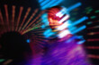 © VISTA by Westend61 - Surreal neon portrait with motion blur and cyberspace fantasy concept