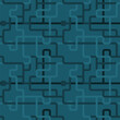 © Tupungato - Seamless utility infrastructure pattern - connecting pipes geometric maze design. Water piping background.