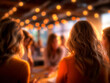 © Star - Women networking in warm, inviting atmosphere with soft lighting and collaboration