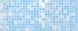 © moh amiruddin - Ceramic blue pastel seamless tile pattern, bathroom and pool tile, tile background, ceramic tile wall, blue pastel background 3d render illustration