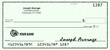 © Rob Goebel - A mock, generic personal banking check that is blank is seen here as a vector image to be used as a graphic resource.