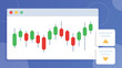 © Evgeniypugachov - Candlestick chart browser window banner
