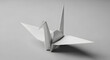 © Gilang - Macro Shot of Origami Crane Highlighting Symbolism of Calm and Hope