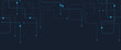 © Rayhan - Abstract digital AI circuit board background with tech icons. Digital technology motherboard texture design. Engineering circuit board concept for poster, header, banner, website, presentation