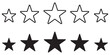 © Graphic Core Studio  - Customer reviews. Five stars icon Vector. Five stars customer product rating review flat and line icon set. Customers rate the product with five stars icon for online shopping, apps and website.