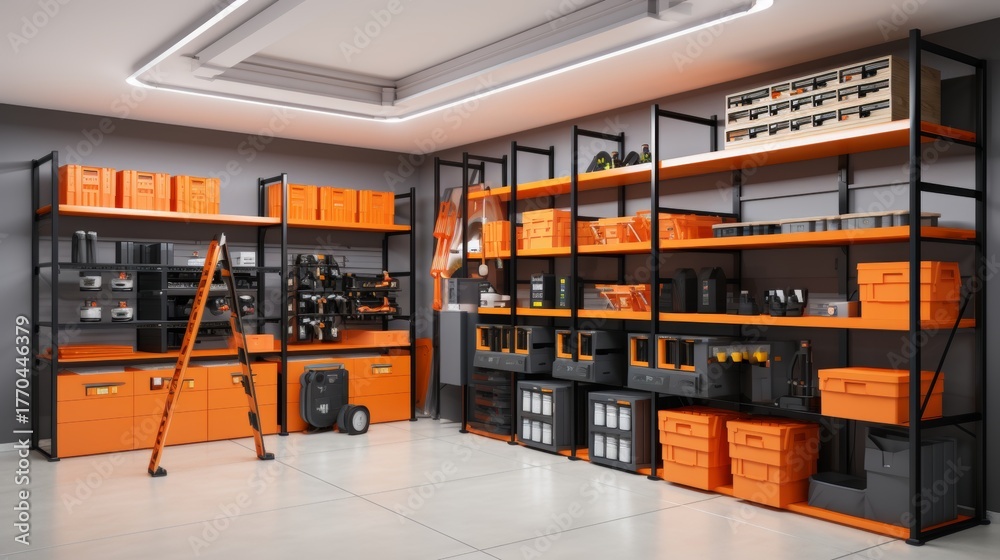 Innovative home battery energy storage system installed in basement for ...