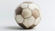 © arisa - old vintage worn soccer ball