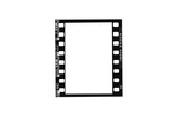 Vertical Retro Film Frame with Empty Space