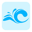 © V E R B A L Creative - Water vector, clip art, and symbol. Flat design of  water concept and simple design