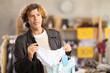 © JackF - Focused male customer choose new panties in big boutique