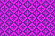 © Ekaterina - Mardi Gras Rhombus and Fleur de Lys Seamless Pattern. Festive Purple Background.