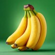 © racesy - Vibrant yellow bananas glistening with water droplets create a fresh, healthy, and delicious visual for your next project.