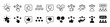 © Dear Lala - Review icon set. Containing feedback, rating, satisfaction, like icons. Vector illustration.