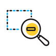 © priyanka - Vector multi color icon for Zoom out