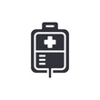© Upnowgraphic Studio - Intravenous Drip Bag Healthcare Medical Solution Symbol