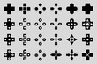 © somaye - Video game controller button set collection flat vector icon for games and websites.