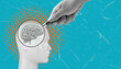 © beast01 - Art collage, Exploring the concept of mental health with a focus on the human brain and its complexities
