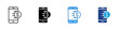 © sahila - Mobile Payment Multiple Style Icon Design Vector - Smartphone displaying a dollar symbol representing digital payment or online transaction