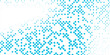 © aril - Transparent Vector Gradient Blue Color Halftone Background Staggered Dots Pattern modern dotted simple arts abstract