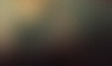 A dark and moody abstract background featuring a prominent grainy or noise texture. The design includes a soft, blurred color gradient of muted earth tones, transitioning from dark brown or black