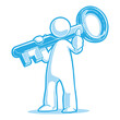 © Nga - Man with Key to Success