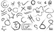 © mamshafiqfx - Hand Drawn Symbols and Marks A Collection of Scribbled Icons