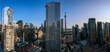 © Mat Hayward - Panoramic view of downtown Toronto, Ontario Canada cityscape. Bustling city life with modern skyscrapers and water in the background.