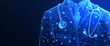 © Littlemose - Digital online AI doctor. Healthcare system, hospital medicine tech, virtual doctor, medical assistant, innovation medicine, artificial intelligence, healthcare concept.