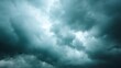 © Elena - Dramatic lowangle shot of dark storm clouds with vivid lightning bolts illuminating the turbulent sky, creating a powerful and ominous atmosphere with ample copy space on the right