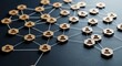 © J.G Studio - Network of hexagonal nodes with person icons connected by white lines on dark